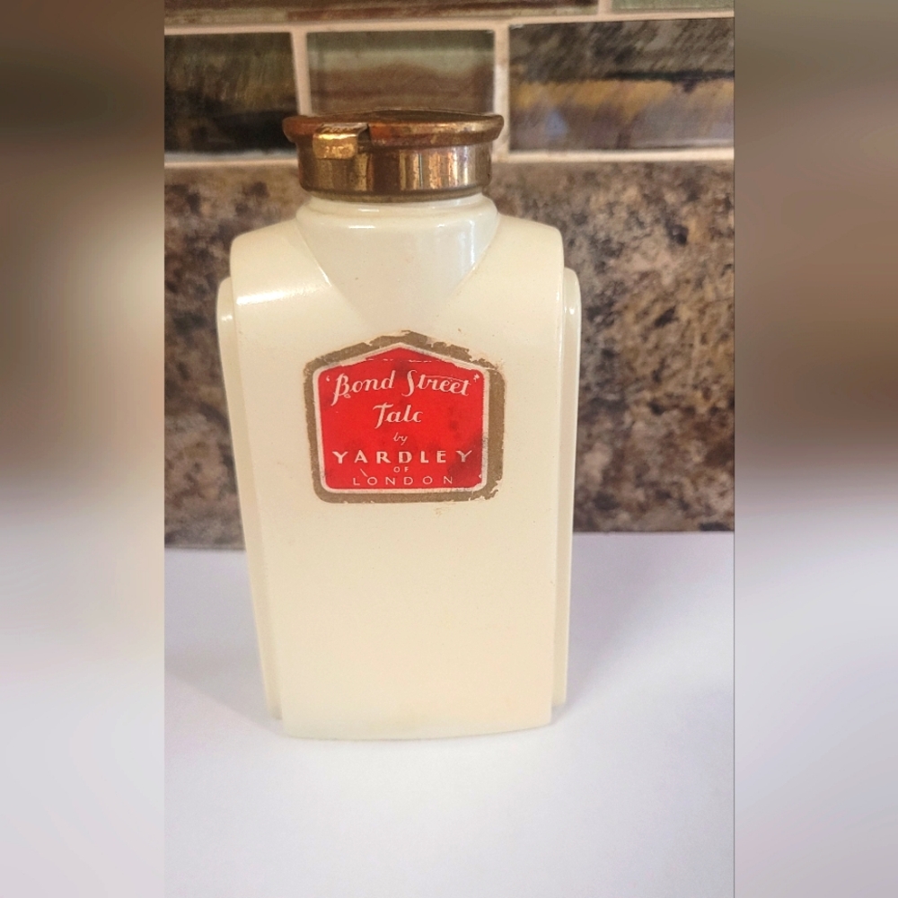 Vintage Bond Street Talc Powder By Yardley of London Collectible Bottle